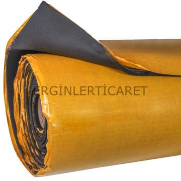 Oto Ses Yalıtımı Yapışkanlı Kauçuk Köpüğü 6mm 5m²