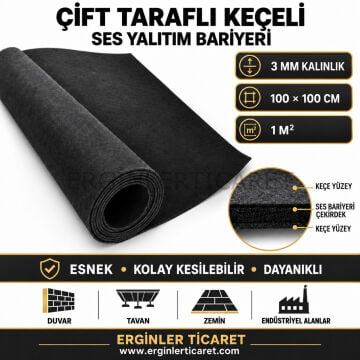 3mm Erpan Ses Yalıtım Bariyeri (100cm x 100cm)