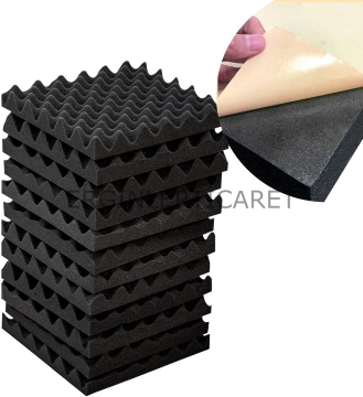 Yanmaz Akustik Yumurta Sünger Bantlı 50mm 50Dns 100cm X 100cm