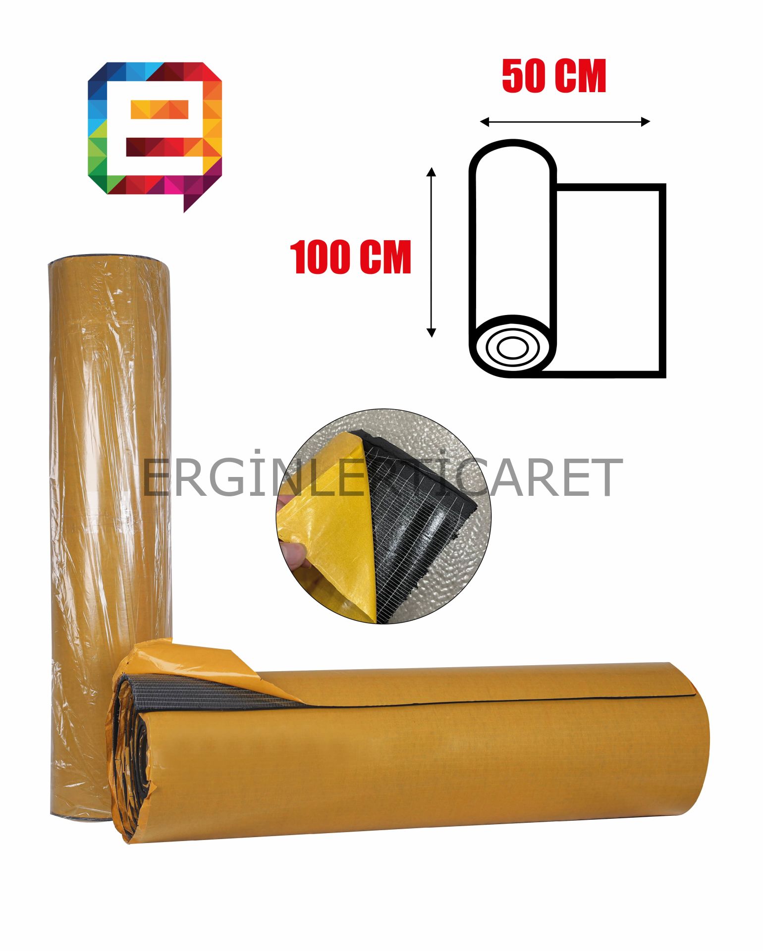 Oto Ses Yalıtımı Kauçuk Köpüğü 6mm (50cm x 100cm)