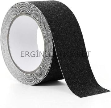 Zemin Kaydırmaz Bant 5cm x 25mt | Kaymaz Bant Siyah Rulo