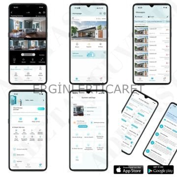 Güneş Enerjili Solar Kamera 6 Mp 4g li Çift Kameralı Ptz Speed Dome Kamera