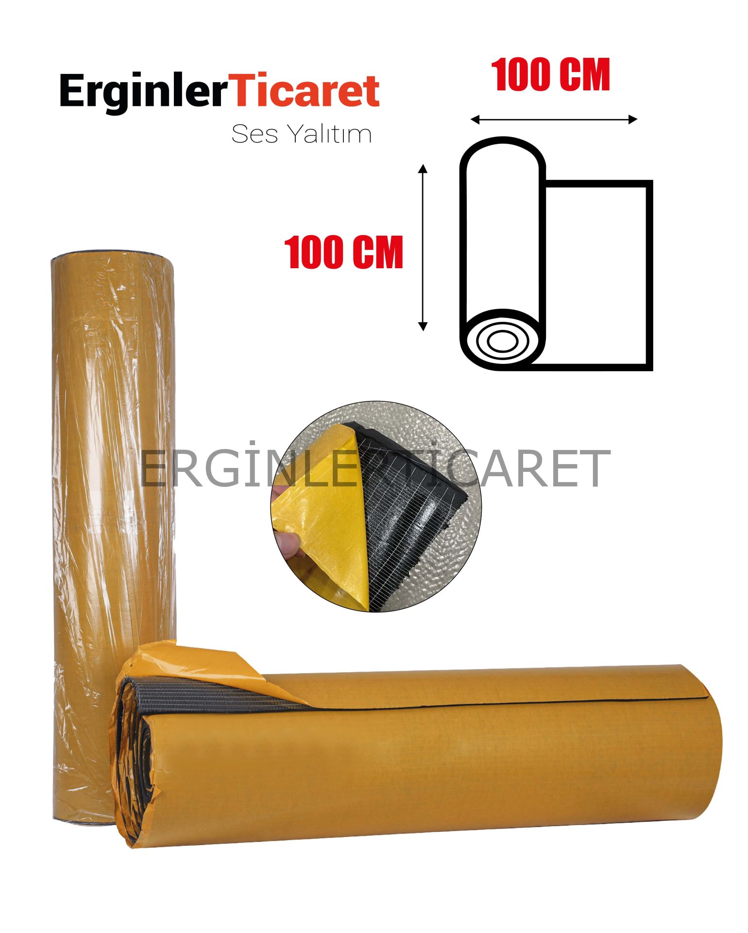 Oto Ses Yalıtımı Kauçuk Köpüğü 6mm 100cm x 100cm