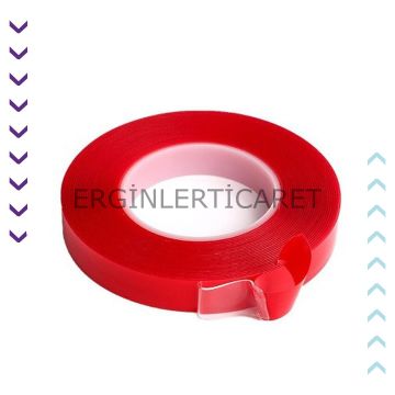 Çift Taraflı Silikon Şeffaf Bant 19mm x 5mt
