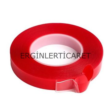 Çift Taraflı Silikon Şeffaf Bant 9mm x 33mt