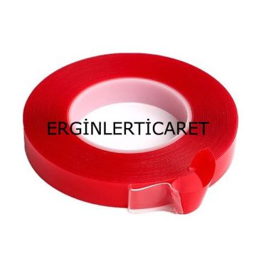 Çift Taraflı Silikon Şeffaf Bant 25mm x 33mt