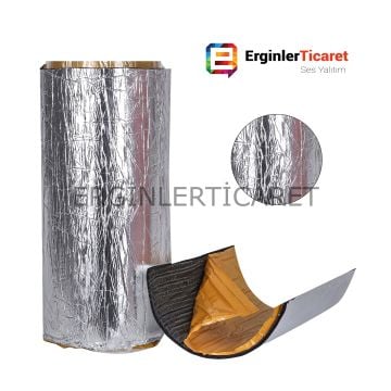 Folyolu Oto Ses Yalıtımı Kauçuk Köpüğü 6mm  50cm x 100cm