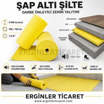 Şap Altı Şilte ve Darbe Önleyici Şilte (1.5 M2)