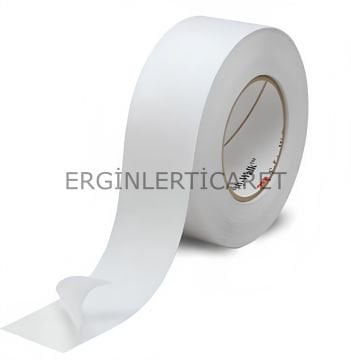 Beyaz Merdiven ve Zemin Kaydırmaz Bant 50mm x 25mt