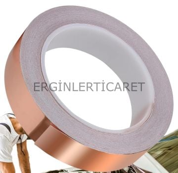 Bakır Bant 19mm x 16mt