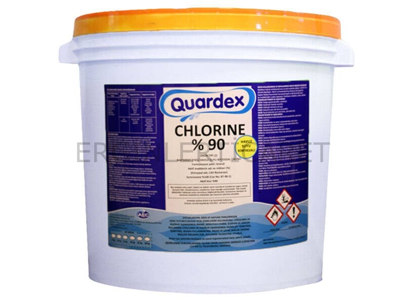 QUARDEX %90 Granül Aktif Klor 25 KG | Erginler Ticaret
