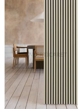 Dekoratif MDF Ahşap Akustik Duvar Paneli 100x275 cm