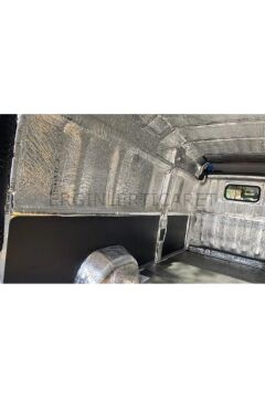 Oto Karavan Ev Ses Akustik 6mm 50cmx100cm (0,50M2) Folyolu Yapışkanlı Kauçuk Yalıtım