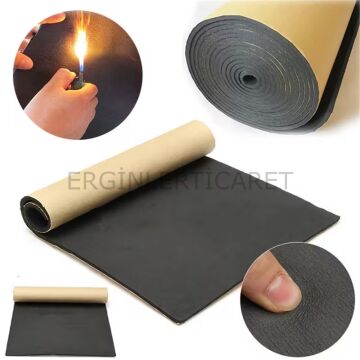 Araç Oto Yalıtım Kauçuk Esaslı Yapışkanlı 6mm 50cm x 100cm Yalıtım Malzemesi