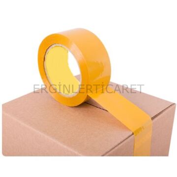 Sarı Renkli Koli Bandı 45mm X 100mt