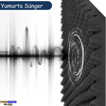 Akustik Yumurta Sünger 40 Dns 25mm 50x50 Cm 50 Adet