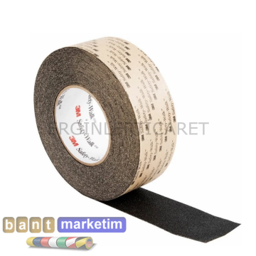 3M 610 Safety Walk Genel Amaçlı Kaydırmaz Bant 50mm X 18 Metre Siyah
