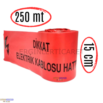 Elektrik ikaz Bandı 15cm * 200metre