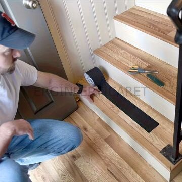 Merdiven Ve Zemin Kaydırmaz Kaymaz Bant 50mm X 25mt Siyah