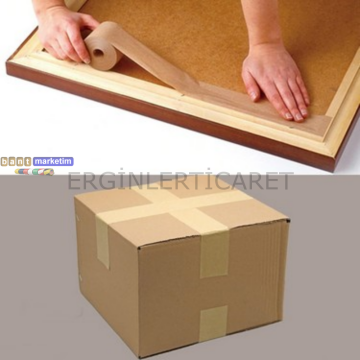 Silikonlu Kraft Kağıt Koli Bandı 45 mm X 40 mt