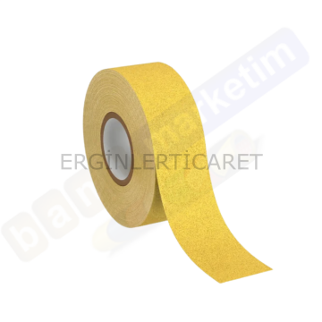 Merdiven Ve Zemin Kaydırmaz Kaymaz Bant 50mmx25mt Sarı