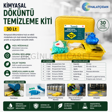 Kimyasal Döküntü Temizleme Kiti 30 Lt
