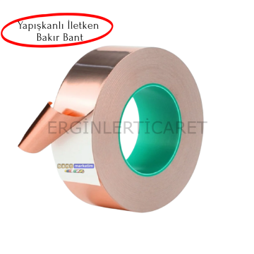 Bakır Folyo İletken Bant 38mmx10mt