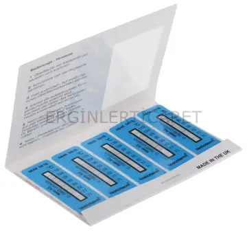 Sıcaklık - Isı Ölçüm Etiketi 104°F - 160°F / 40°C - 71°C (10 adet)